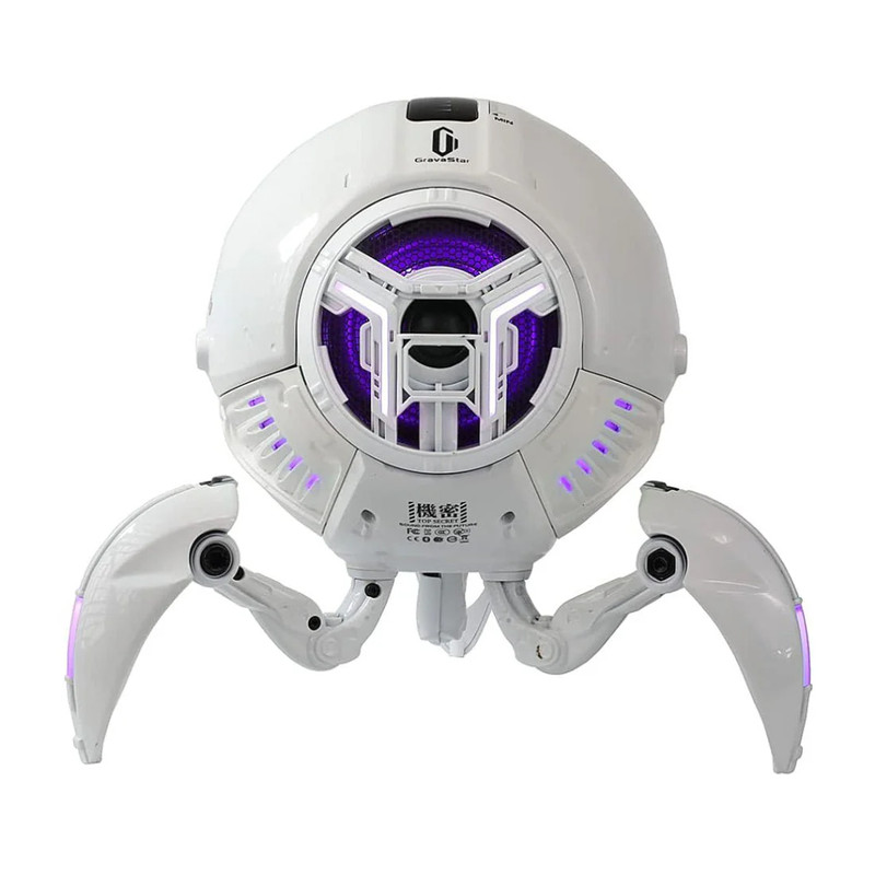 Gravastar Mars Pro Bluetooth Speaker - White - مكبر صوت